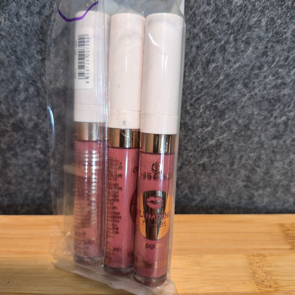 NWT Essence Plumping Nudes Lipgloss She's So Extra set of Three .15oz each